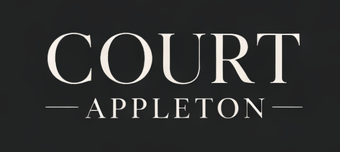  branding elements for Court Appleton on a white background